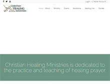 Tablet Screenshot of christianhealingmin.org